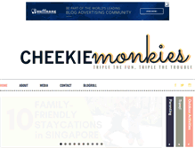 Tablet Screenshot of cheekiemonkie.net